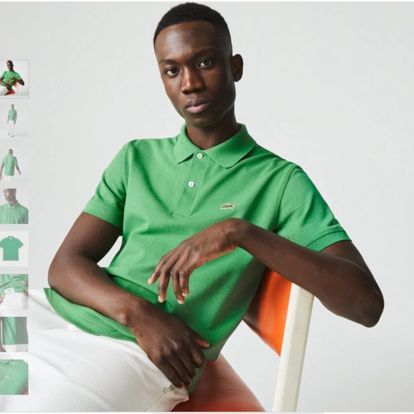 Lacoste Classic Fit Cotton Piqué Polo Shirt - Picture 1 of 6